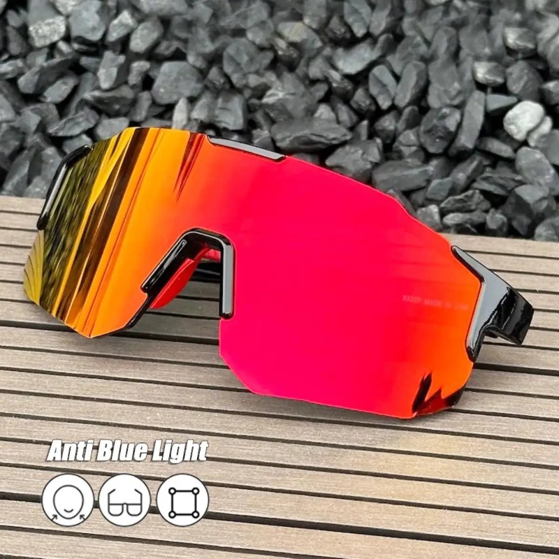 Men'S Accessories Glasses - Квадратные велосипедные солнцезащитные очки с большой