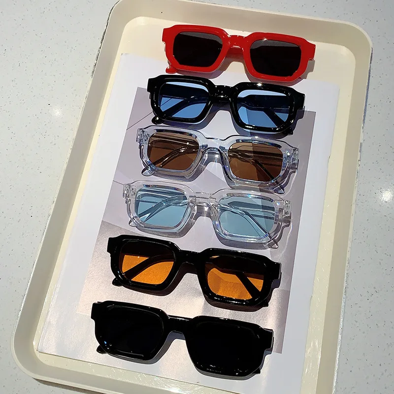 Men'S Accessories Glasses - Винтажные солнцезащитные очки в прямоугольной оправе,
