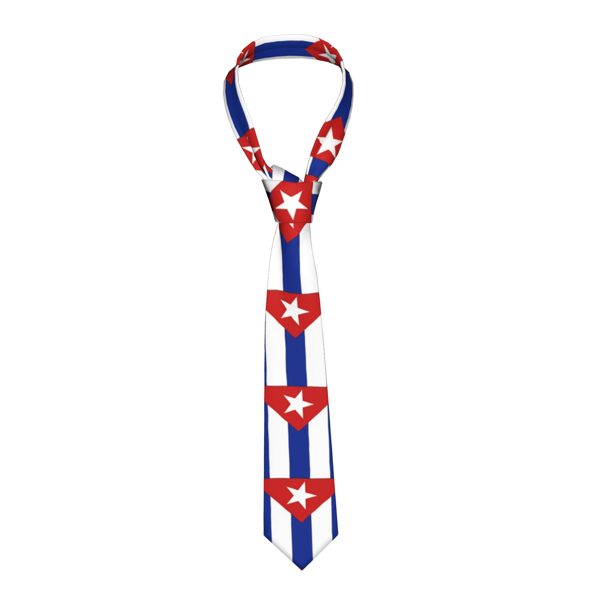 Men Accessories For Neck - Галстук с ярким дизайном национального флага