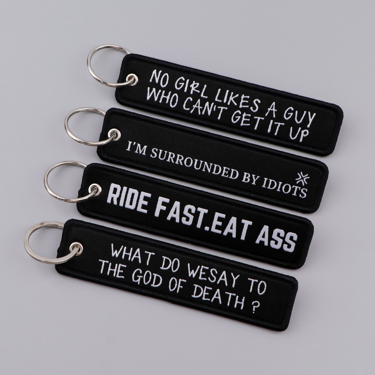 Брелоки с вышивкой и надписями – обзор и цена Men'S Accessories Quotes