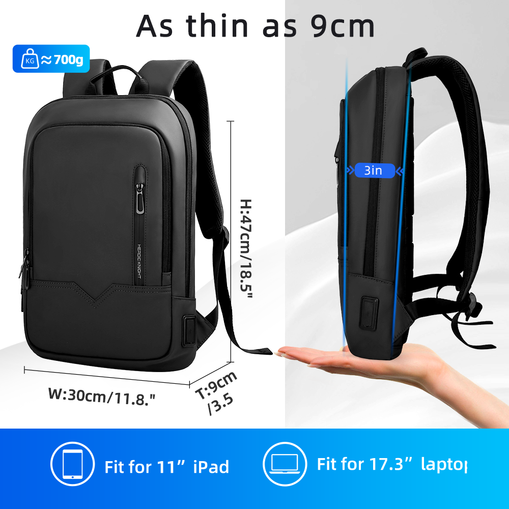 Тонкий деловой рюкзак HK для м – обзор и цена Men'S Accessories Backpack
